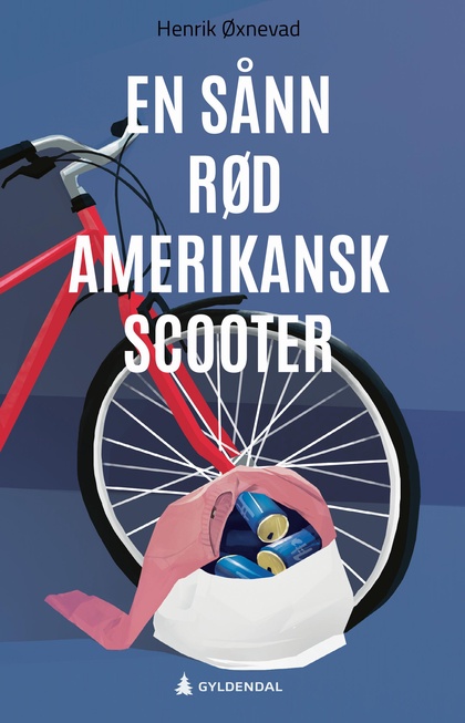 En sånn rød amerikansk scooter