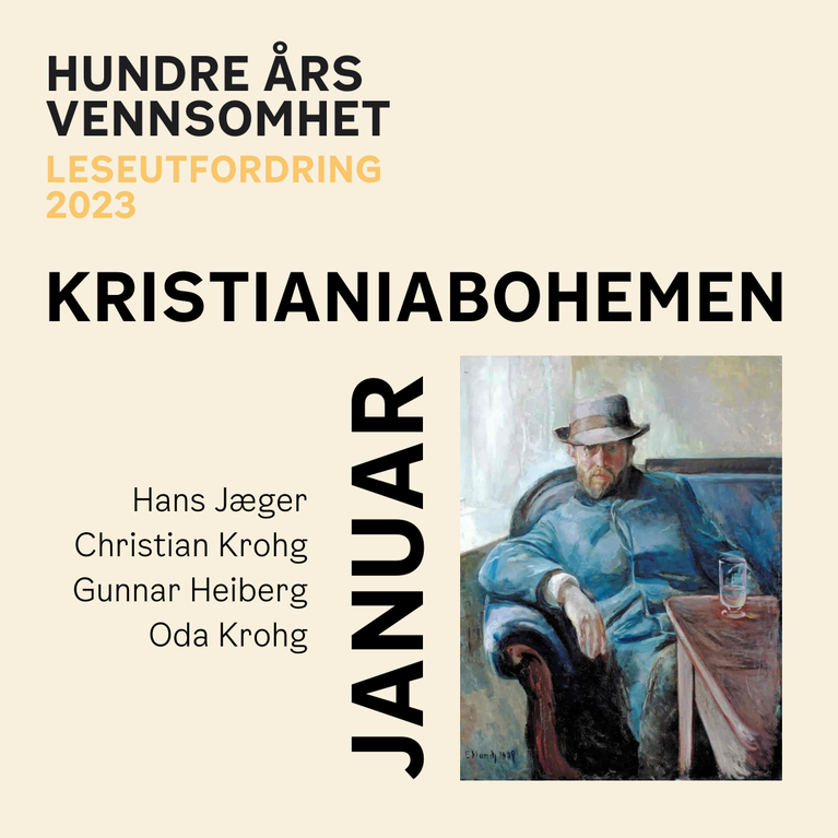 "Hans Jæger" (1889) av Edvard Munch