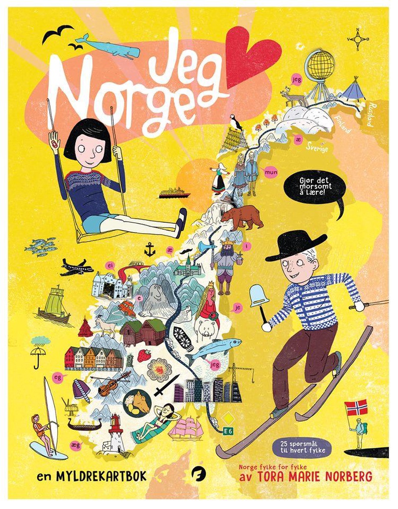 Jeg elsker Norge : en myldrekartbok