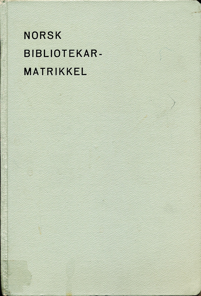Norsk bibliotekarmatrikkel